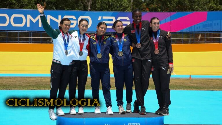 ELIZABETH CASTAÑO Y LINA HERNÁNDEZ CICLISMO PISTA SANTO DOMINGO
